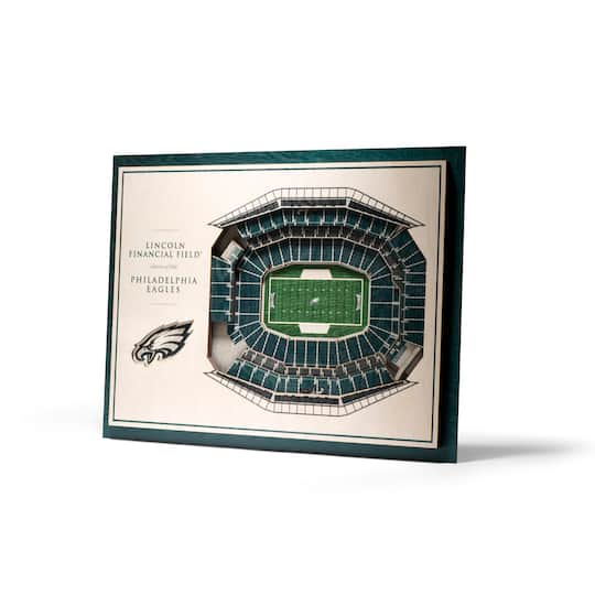 NFL 5-Layer StadiumView Wall Art By Youthefan in Philadelphia Eagles | 17" x 13" | Michaels®